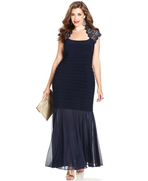 macys dress plus size